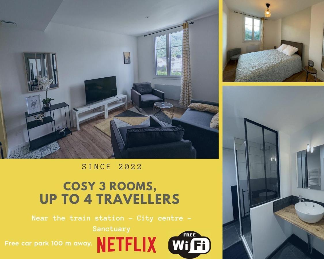 T2 Bis Cosy Proche Gare Apartamento Lourdes Exterior foto